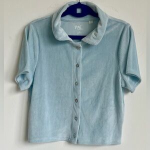 PacSun Velvet Crop Top size extra small XS